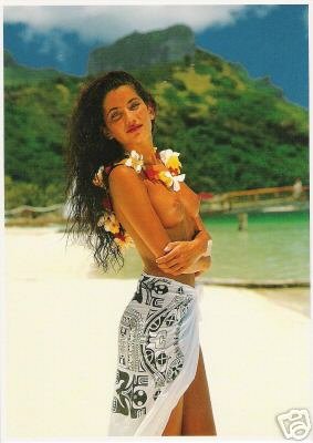 Girls of the South Seas - Topless Tahiti Girl - Card 11