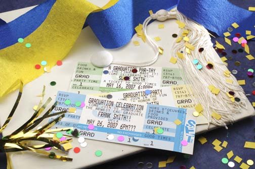 Ticket Style Invitations