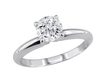 solitaire Gold Diamond Engagement ring