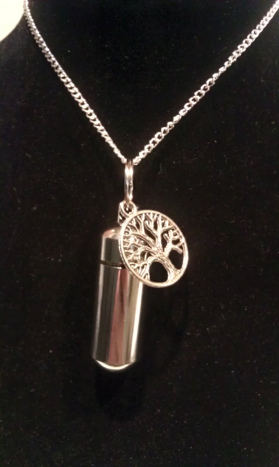 Tree of Life 18" PILL HOLDER NECKLACE