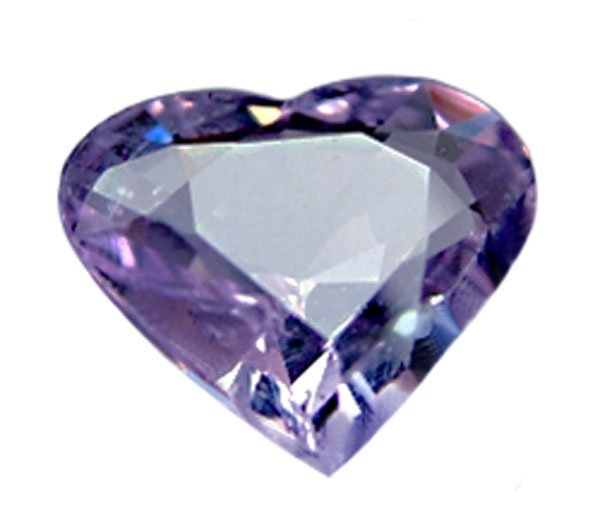 sold 1.28 ct. Spinel, Color Change Purple/Pink, VVS Heart Faceted Natural Gemstone, Burma