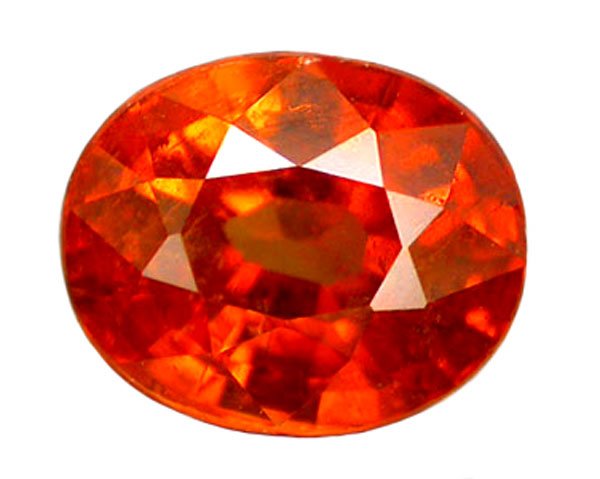 SOLD ? 1.42 ct. Spessartite (Spessartine) Garnet, Orange, Oval Faceted Natural Gemstone