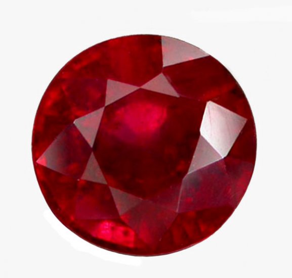 2.02 ct. Ruby, Glowing Rich Red, Round Faceted Natural Gemstone