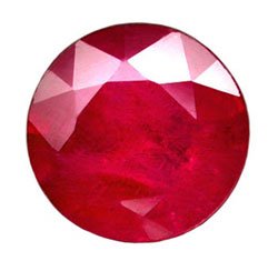 SOLD 1.15 ct. Ruby, Pinkish Red, Round Faceted Natural Gemstone