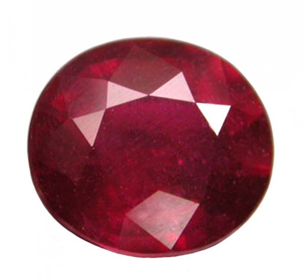 1.45 ct. Ruby, Glowing Rich Red, Oval Faceted Natural Gemstone