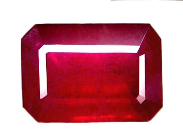 2.15 ct. Ruby, Glowing Rich Red, Octagon Faceted Natural Gemstone