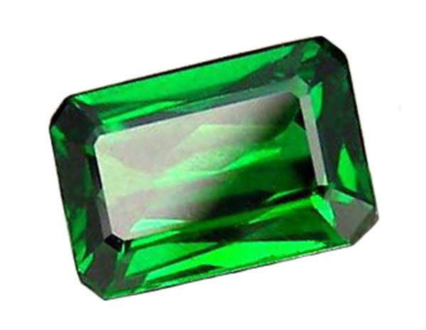 0.56 ct. Tsavorite Garnet, Top Chrome Green, Octagon Faceted Untreated Natural Gemstone