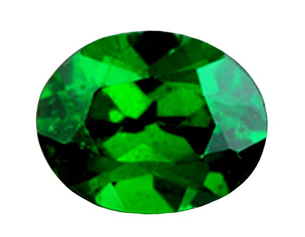 0.58 ct. Tsavorite Garnet, Chrome Green, Oval Faceted Gem