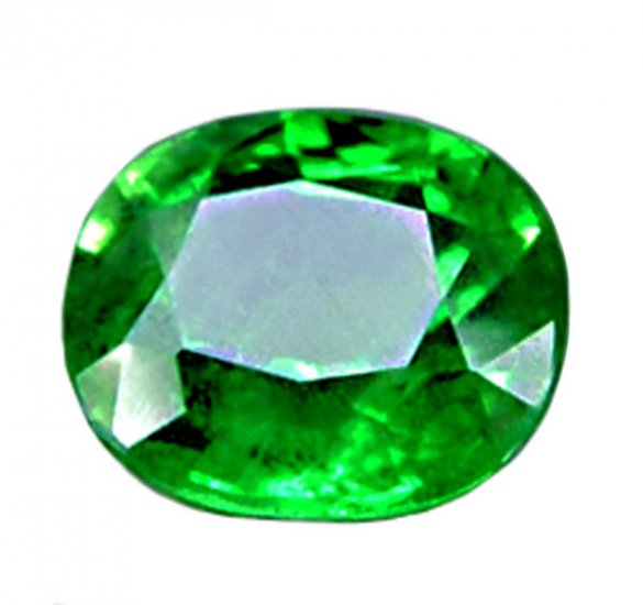sold 1.34 ct. Tsavorite Garnet Chrome Green Oval Faceted Natural Gemstone