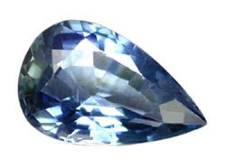 1.29 ct. Sapphire, IF-VVS Greenish Blue, Pear (Tear Drop) Facet, Ceylon