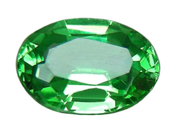 0.95 ct. Tsavorite Garnet. 7x5, IF, Electric Chrome Green,
