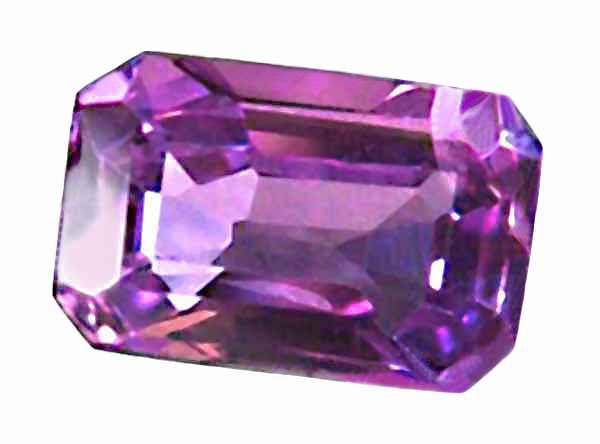 0.53 ct. Sapphire, VVS, Violet/Purple, Emerald Faceted Natural Gemstone, Ceylon