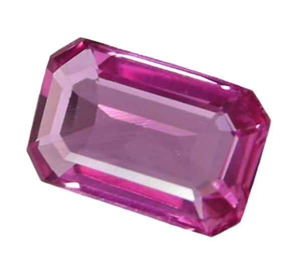 SOLD 0.56 ct. Sapphire, Intense Rich Royal Pink, VVS Emerald Facet Gem, Ceylon