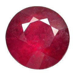 1.48 ct. Ruby, Rich Red, Round Facet Natural Gemstone