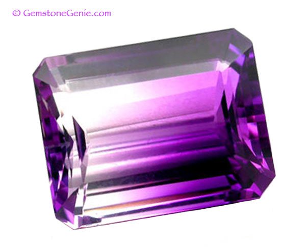 sold 27.85 ct. Ametrine, Bi-Color Purple/White, Flawless (IF), Natural Gemstone, Brazil