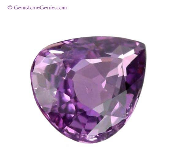 1.05 ct. Sapphire, Rich Violet Pink, Pear (Tear Drop) Faceted Natural Gemstone, Ceylon