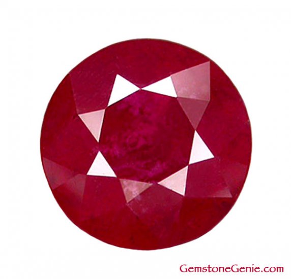 1.96 ct. Ruby - Rich Red, 7 x 7 Round Faceted Natural Gemstone, Madagascar