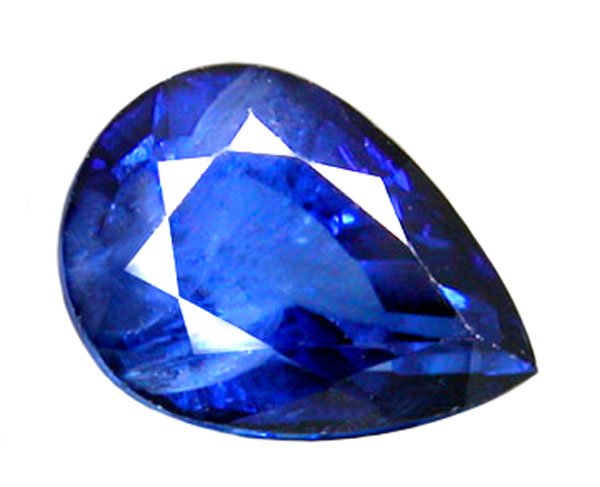 1.30 ct. Sapphire, 7x5 Rich Royal Blue, Pear Faceted Gem, Ceylon