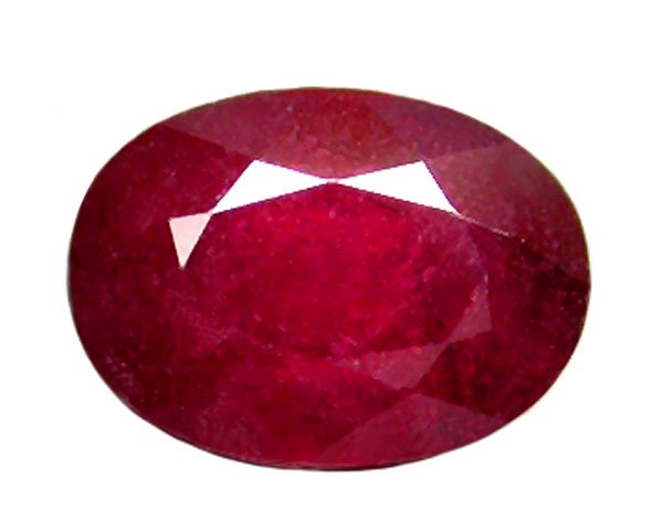 2.01 ct. Ruby, Glowing Rich Red, Oval Faceted Natural Gemstone