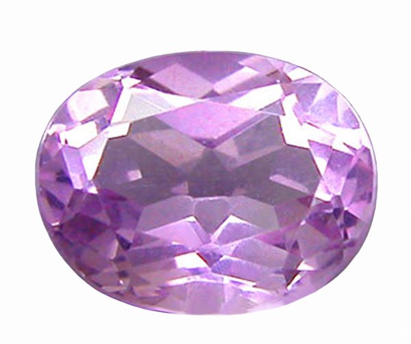 1.80 ct. Amethyst, Pinkish Violet Oval Faceted Gemstone