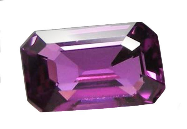 SOLD 0.38 ct. Sapphire, VVS, Rich Royal Purple, Emerald Facet, Ceylon