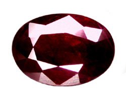1.01 ct. Ruby, Pigeon Blood Red, Oval Natural Gemstone