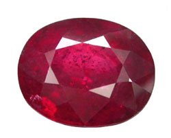 1.91 ct. Ruby, Glowing Rich Red, Oval Natural Gemstone