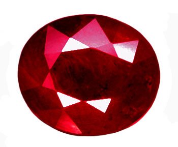 SOLD 1.30 ct. Ruby, Pigeon Blood Red, Oval Faceted Natural Gemstone, Madagascar