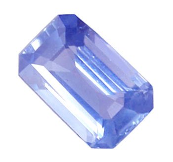 0.52 ct. Sapphire, Blue, VVS-VS Emerald Faceted Natural Sapphire, Thailand