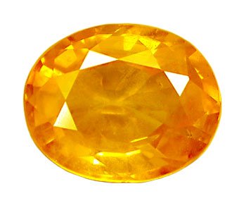 2.09 ct. Sapphire, Golden Yellow, VVS1 Oval Faceted Natural Gemstone, Ceylon