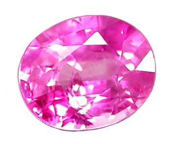 SOLD 0.54 ct. Sapphire, Intense Violet Pink, VS Oval Faceted Gemstone, Ceylon
