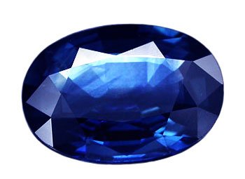 1.10 ct. Sapphire, Rich Blue, IF-VVS, Oval Faceted Natural Gemstone, Ceylon