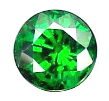 0.51 ct. Tsavorite Garnet, Chrome Green, Round Faceted Untreated Natural Gemstone