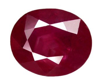 5.23 ct. Ruby, Red, Oval Faceted Natural Gemstone, Madagascar