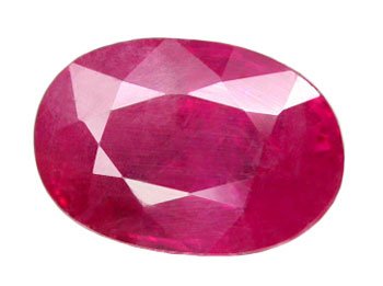 HOLD 2.00 ct. Ruby, Pinkish Red, Oval Faceted Natural Gemstone, Madagascar