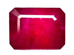 2.49 ct. Ruby, Rich Red, Octagon Facet Natural Gemstone