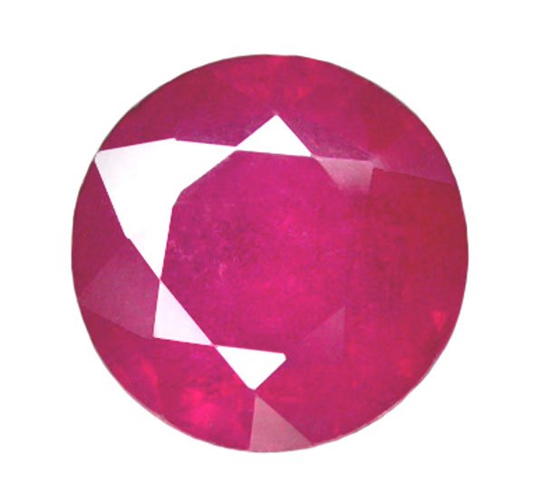 HOLD 1.76 ct. Ruby, Pinkish Red, Round Faceted Natural Gemstone