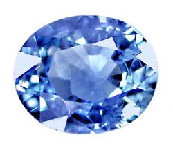 0.84 ct. Sapphire, Blue, VS1 Oval Faceted Gemstone, Ceylon