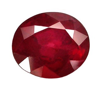 sold 0.99 ct. Ruby, Pigeon Blood Red, Oval Faceted Natural Gemstone