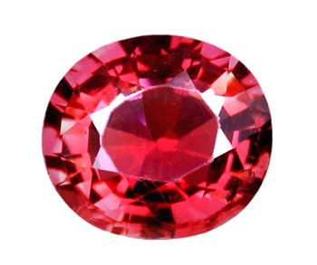 sold 0.98 ct. RubelliteTourmaline, Intense Pink Rose, VVS1 Oval Faceted Natural Gemstone