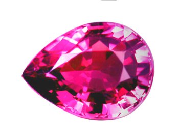 1.29 ct. Tourmaline, Pink, VVS Pear (Tear Drop) Faceted Natural Gem
