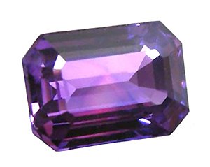 1.35 ct. Sapphire, Rich Royal Purple, VVS Emerald Faceted Natural Gemstone, Ceylon