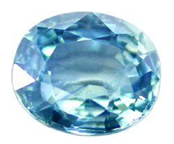 SOLD 0.90 ct. Sapphire, VVS1, Greenish Blue Oval Faceted Natural Gemstone, Ceylon