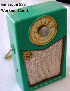 Emerson Model 888 Transistor Radio