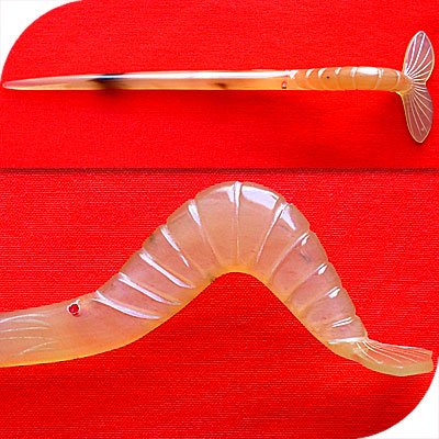 QueCraft Hair Stick / Pin BUFFALO HORN - Hand Carved