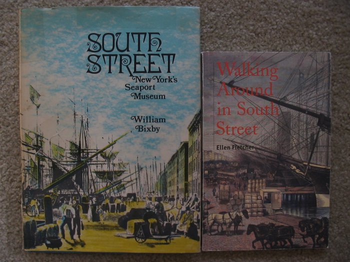 Lot of 2 South Street Seaport New York Books Museum Walking History