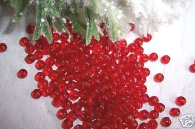 3mm Round Czech Glass Ruby Red 200 pack