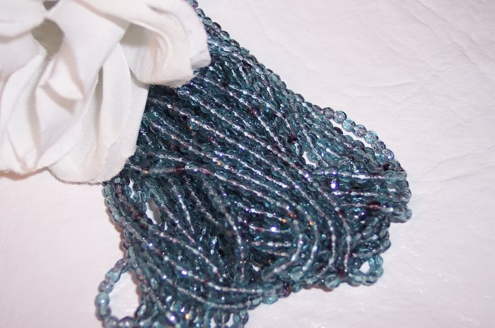 Czech Fire Polished 3mm Beads BLUEBERRY q.50