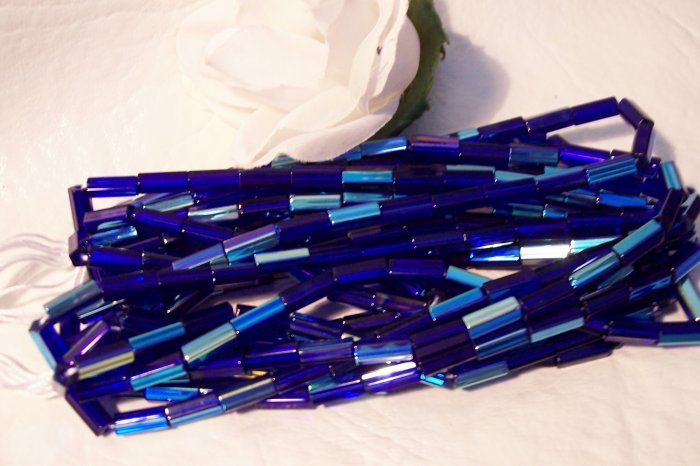 ATLAS 10/4 glass bead COBALT AB q.25