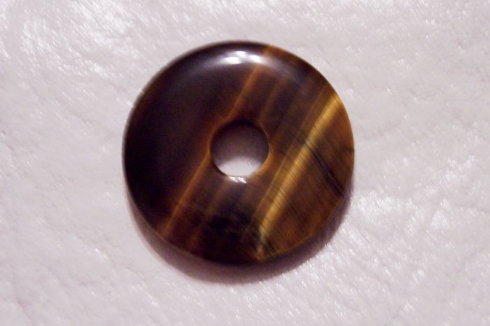 TIGER EYE Donut Bead 25mm